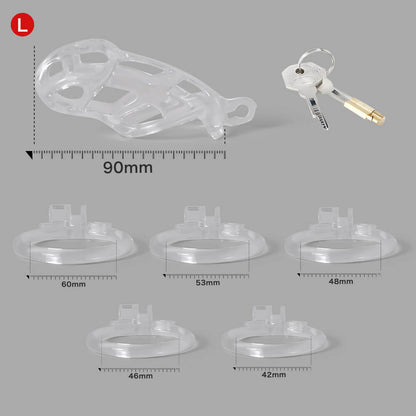 Ice Vision Design Clear Cobra Chastity Cage