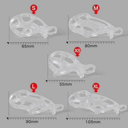 Ice Vision Design Clear Cobra Chastity Cage