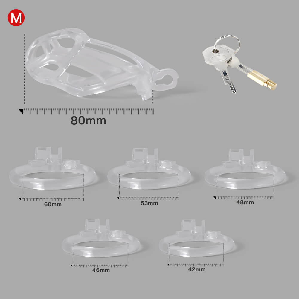 Ice Vision Design Clear Cobra Chastity Cage
