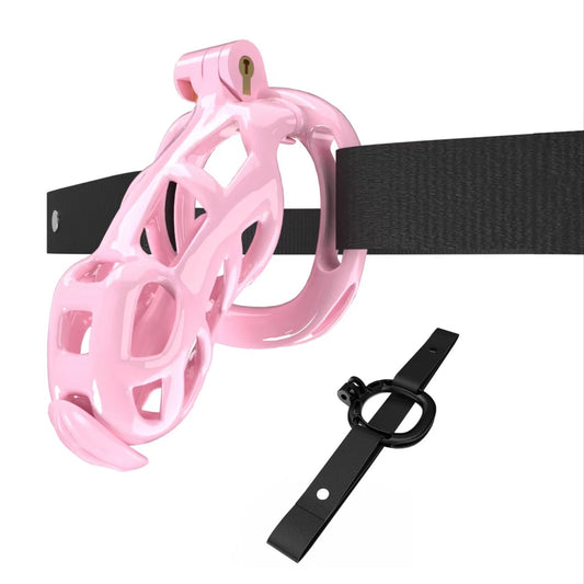 Pink Cobra Chastity Standard Kit With Belt