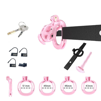 Pink Cobra Chastity Nub Kit With Belt
