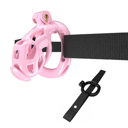 Pink Cobra Chastity Nano Kit With Belt