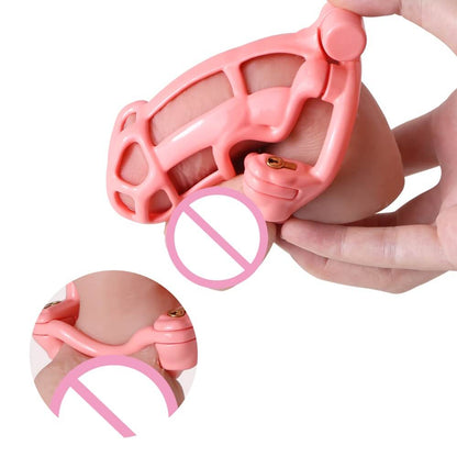 Pink Mamba Shackle Resin Male Chastity Device