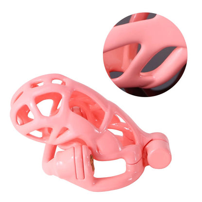 Pink Mamba Shackle Resin Male Chastity Device