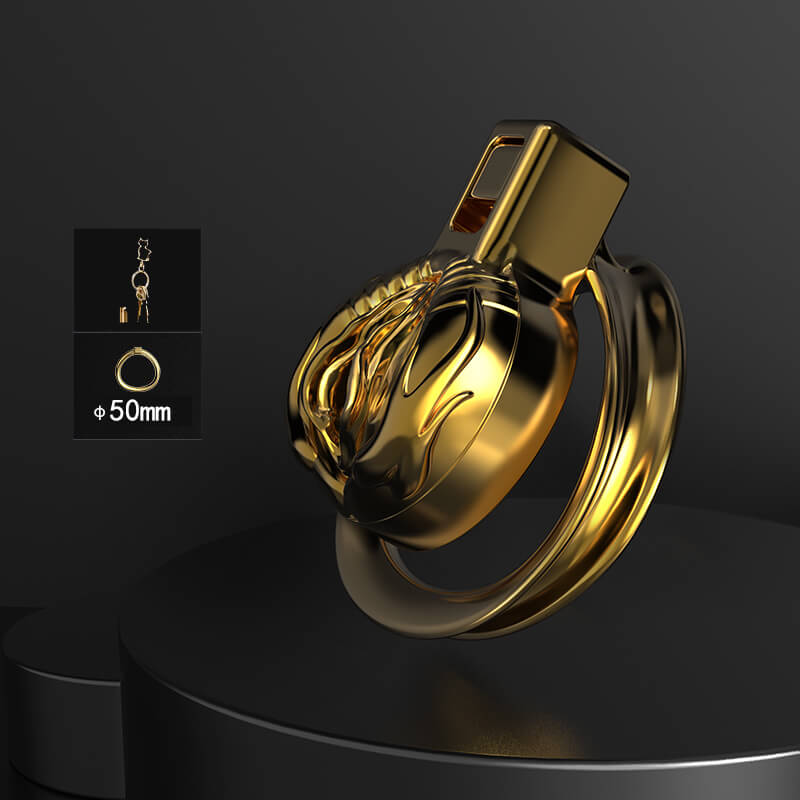 Cobra Sevanda Short Golden Chastity Cage