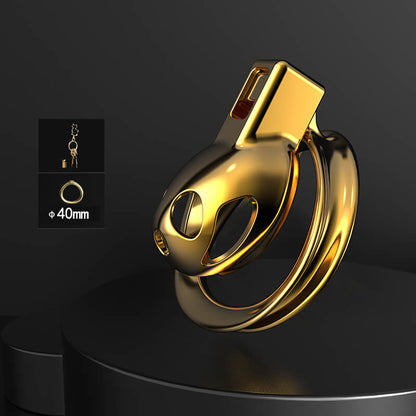 Cobra Sevanda Short Golden Chastity Cage