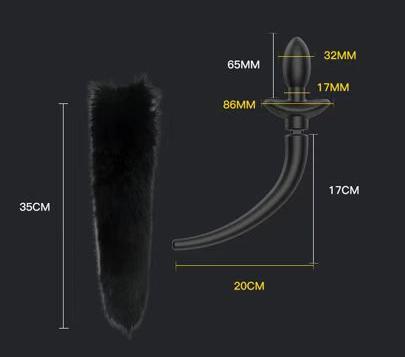 Qiui Shake Tail Shock Butt Plug Remotely App Controlled