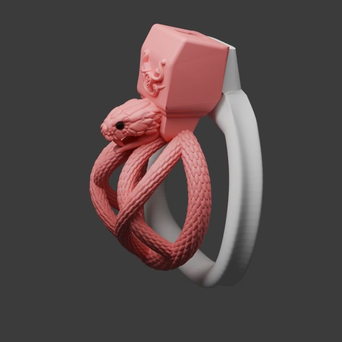 Snakes Entwined Chastity Cage 