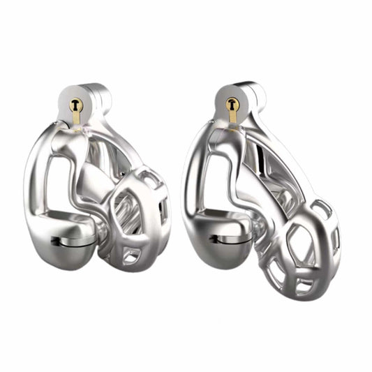 Stainless Steel Double-Lock Mamba Cock Cage