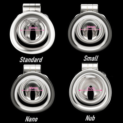 Nub Stainless Steel Python V7.0 Chastity Device