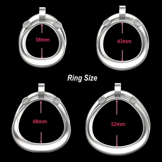 Standard Stainless Steel Python V7.0 V6.0 Chastity Ring
