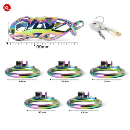 BDSM Stainless Steel Cobra Kit (Rainbow)