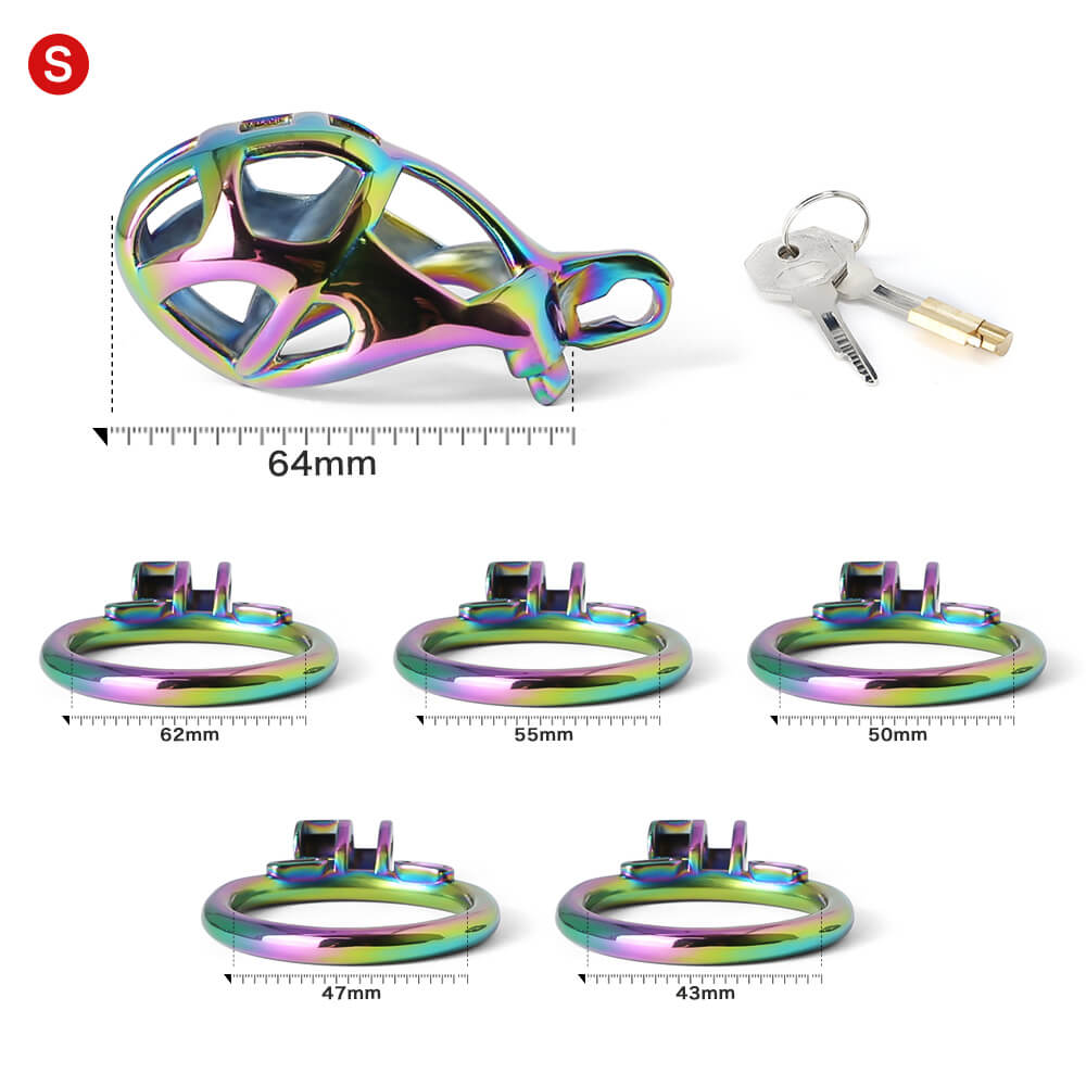 BDSM Stainless Steel Cobra Kit (Rainbow)