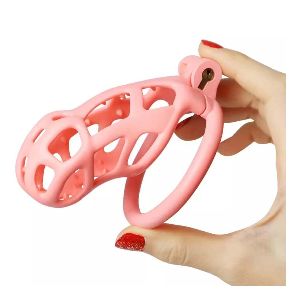 Spiked Cobra Chastity Kits (Pink)