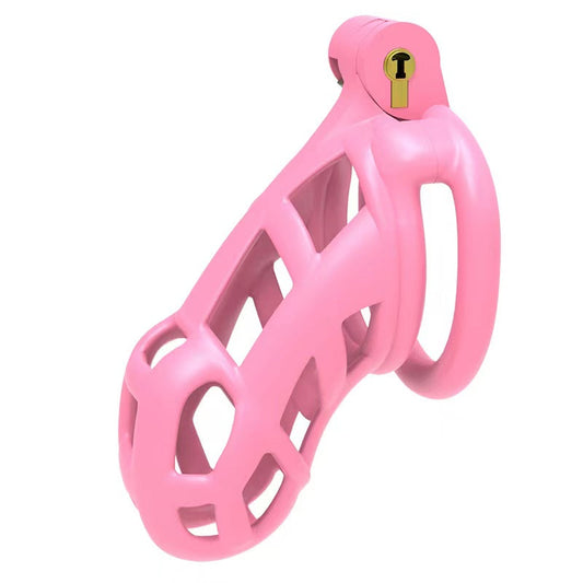 Pink Comfort Cobra Chastity Cage