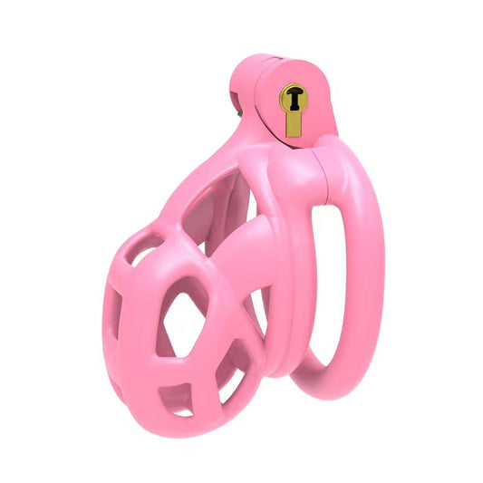 Pink Tight Cobra Chastity Cage