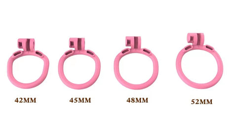 Pink Tight Cobra Chastity Cage