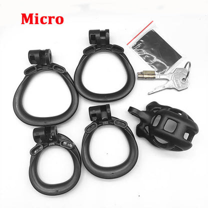 Upgrade Black Micro Cobra 6.0 Chastity Device Kit