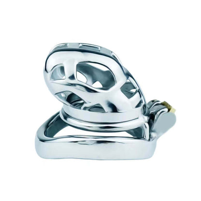 S Cobra Stainless Steel Chastity Kit (Concealed Lock)