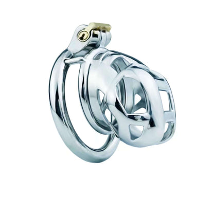 S Cobra Stainless Steel Chastity Kit (Concealed Lock)